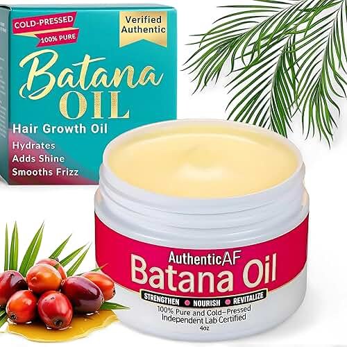 LIV Authentic Dr. Sebi Batana Oil for Hair Growth, 100% Pure Raw & Unrefined from Honduras, Aceite de Batana Hair Growth Oil for 4C Hair - Edges, Scalp, Length - Product Image