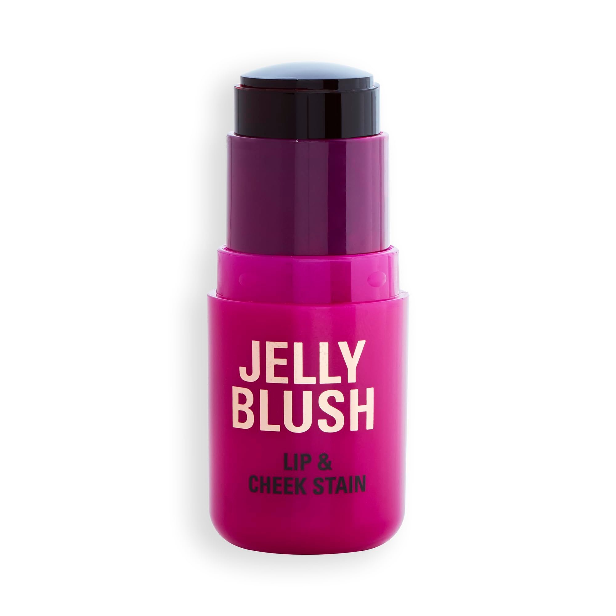 Revolution, Jelly Blush Stick Lip & Cheek Stain, Sheer, Buildable Coverage with Hydrating Hyaluronic Acid & Aloe for Multi-Use Glow, Vegan & Cruelty-Free, Cherry Red - Product Image