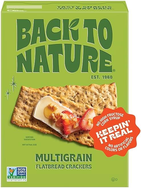 Back To Nature, Crackers Flatbread Multigrain, 5 Ounce - Product Image