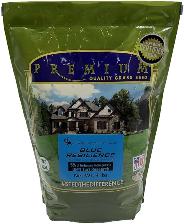 Twin City Seed Co. Blue Resilience, Tall Fescue & Kentucky Bluegrass Mixture, 3 lb Bag - Product Image