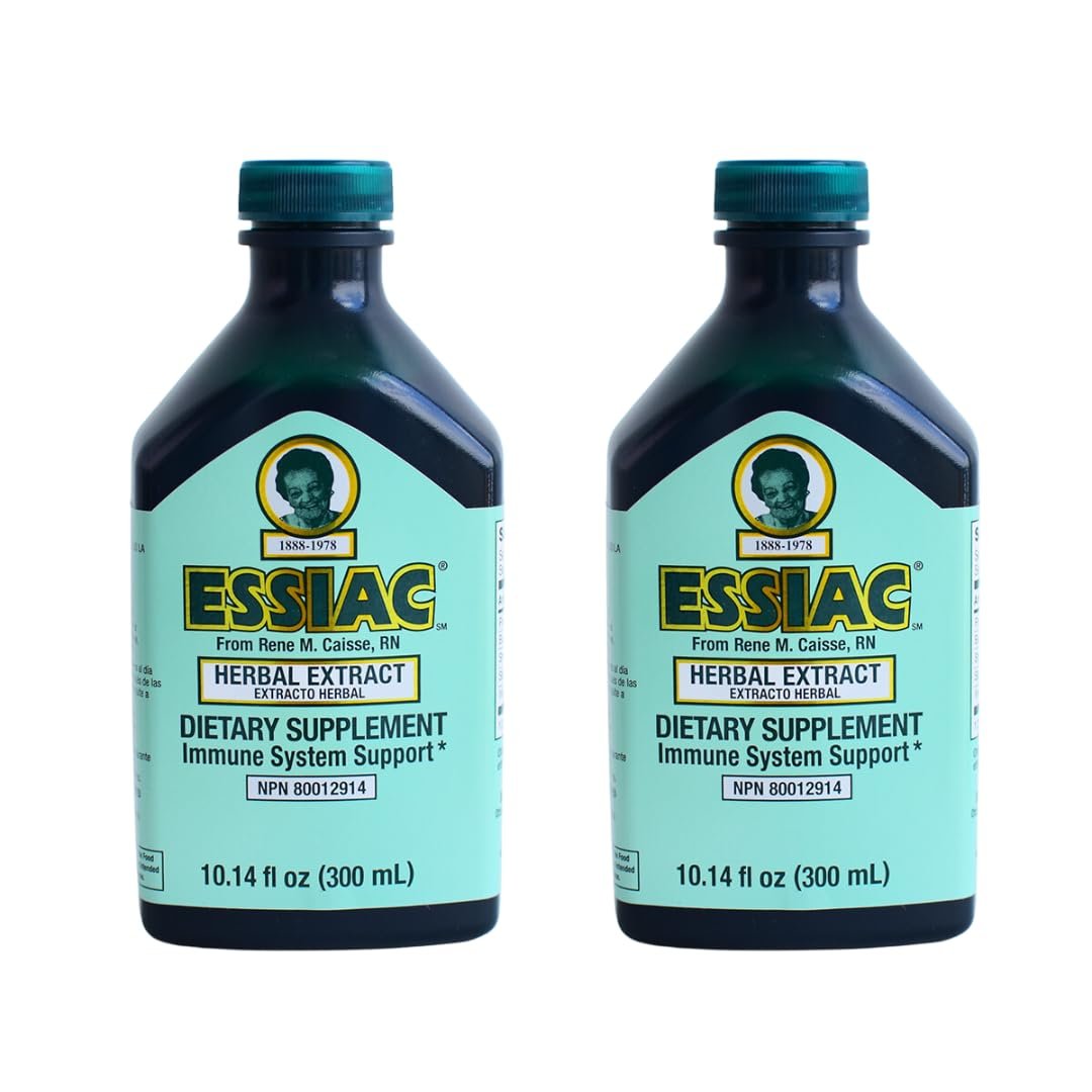 Essiac Original Herbal Liquid Extract – 10.14 fl oz Bottle | Powerful Antioxidant Blend to Help Promote Overall Health & Well-Being | Original Formula from 1922 (Pack of 2) - Product Image