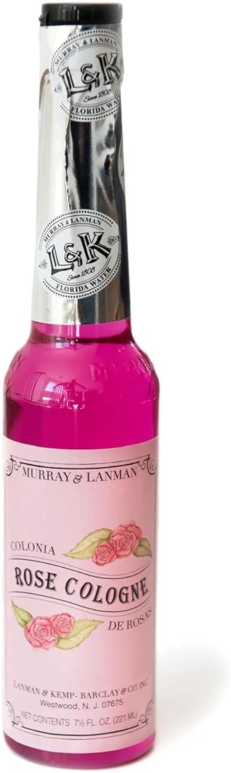 Lanman & Kemp Florida Water Cologne New York, Agua De Florida, 7.5 Fluid Ounce (Rose) - Product Image