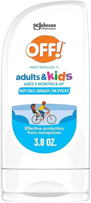OFF! Insect Repellent Lotion for Adults & Kids, Fragrance-Free Picaridin Bug Repellent for Everyday DEET-Free Protection from Mosquitoes and Ticks, 3.8 oz | insect-repellants - Product Image