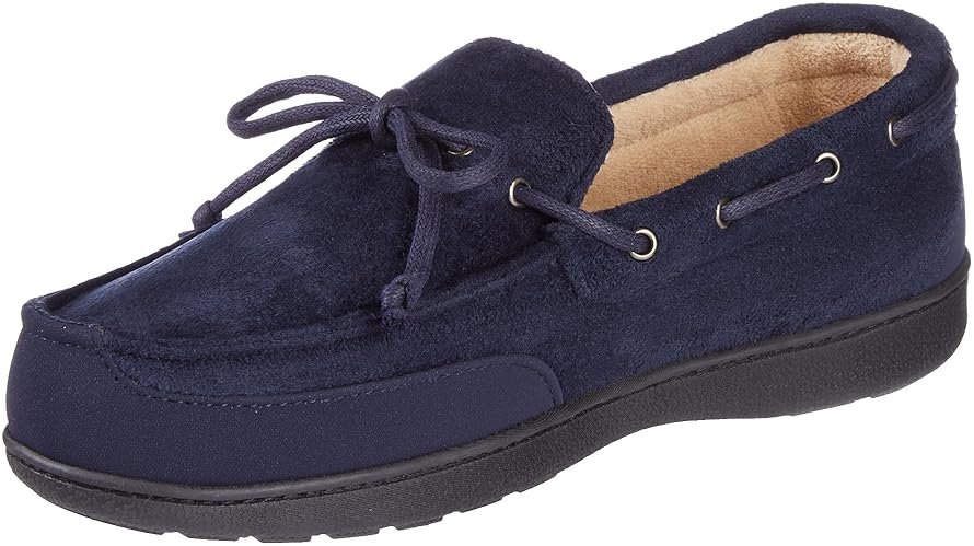 isotoner Men's Indoor/Outdoor Water Repellent Boater Moccasins and Clogs With Memory Foam Comfort - Product Image