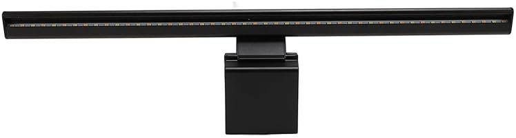 Zunate Computer Monitor Light Bar, Extra Computer Lighting, RGB Backlight LED 3 Gear Dimmable Screen Light Bar, Touch Control Screen Lamp for Office Desk Gaming - Product Image