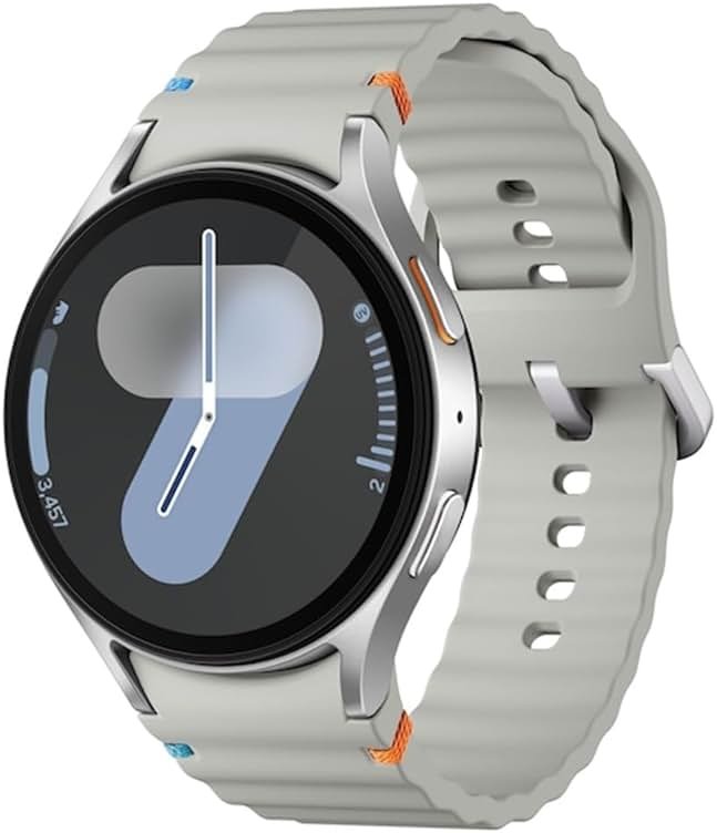 Samsung Galaxy Ai Watch 7 Latin American Version SM-L310N (44mm) Bluetooth Wellness Tips, Heart Rate Tracking, Sleep Monitor, Fitness Tracker (Silver) - Product Image