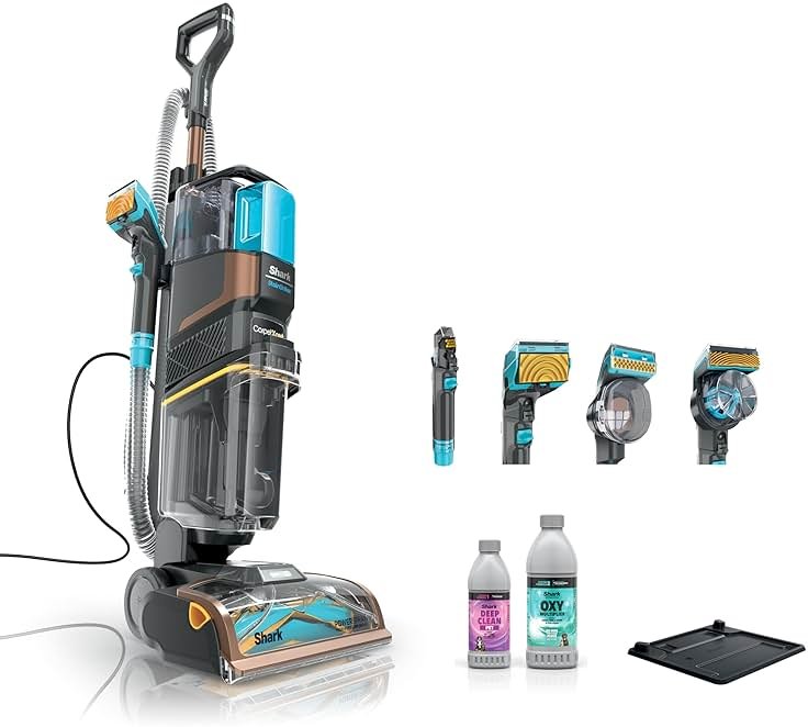 Shark CarpetXpert HairPro | Upright Carpet, Area Rug & Upholstery Cleaner | StainStriker Handheld Tough Stain Remover & Onboard Self Clean | Pet Hair Pickup & Odor Removal | 4 Tools | Copper | EX301 - Product Image