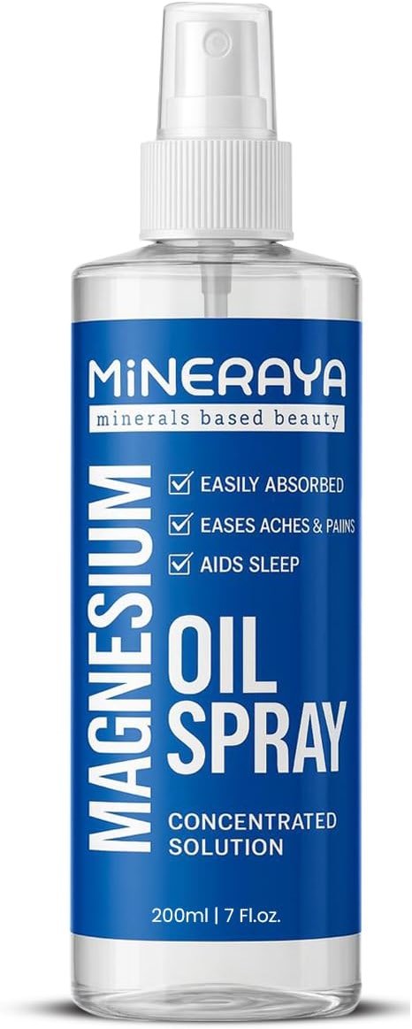 Magnesium Oil Spray 7 Fl Oz. 100% Organic, Extra Strength Topical Magnesium Spray for Feet. Muscle Recovery & Sound Sleep - Product Image