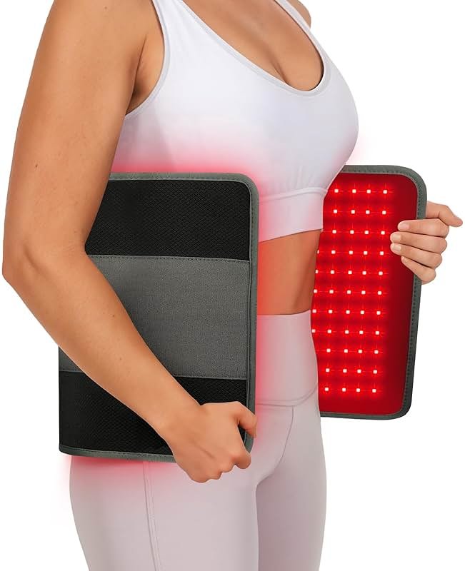 Comfytemp Red Light Therapy Pad for Body, Wearable Near Infrared Light Wrap, 660nm & 850nm Light Pad for Back Joint Muscle, Gifts for Mom Women Men, 24’’ x 12’’ - Product Image