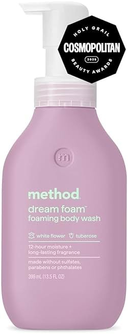 Method Dream Foam, Foaming Body Wash, White Flower + Tuberose, 13.5 oz - Product Image