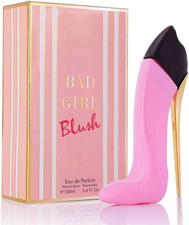URBAN COLLECTION Bad Girl Blush for Women – Eau De Parfum 3.4 fl oz – Vegan, Cruelty-Free & Paraben-Free – Sweet Citrus Bergamot with Hints of Almond – Warm Vanilla & Peony – Elegant 100ml Bottle - Product Image