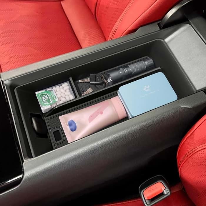 TOPINSTALL 2026 Center Console Tray Compatible with 2025 2026 Toyota Camry (XSE/XLE/SE/LE) Armrest Storage Box Console Organizer for 9th Gen Camry Interior Accessories - Product Image