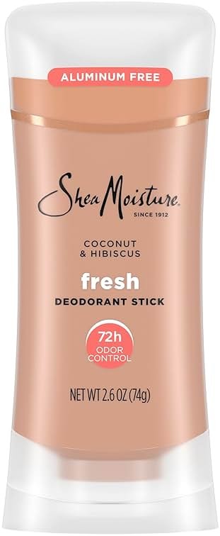 SheaMoisture Deodorant Stick 72h Odor Control Coconut & Hibiscus Fresh Aluminum Free 2.6 oz - Product Image