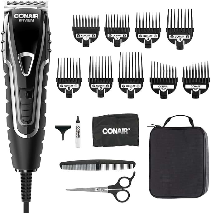 Conair Barber Haircut Clippers - Hair Trimmer - 16-Piece Haircut Kit - Product Image