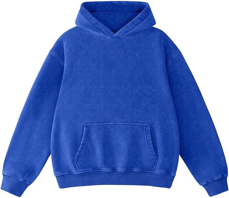 Hatant Oversized Hoodie Sweatshirts for Men Couples Heavyweight Hoodies Pullover Vintage Mens Acid Wash Sweaters Clothes 2026 - Product Image