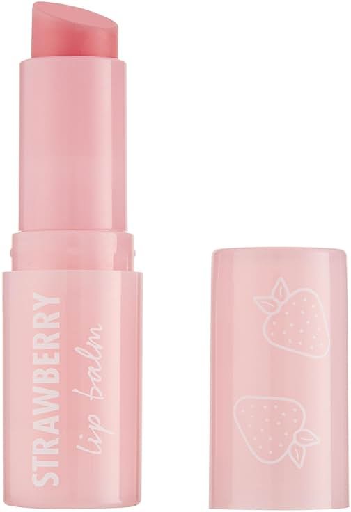 ColourPop Lip Balm - Hydrating Lip Balm with Shea Butter, Vitamin E & Strawberry Seed Oil - Moisturizing Lip Care to Nourish and Heal Chapped Lips - Strawberry (0.12 oz) - Product Image