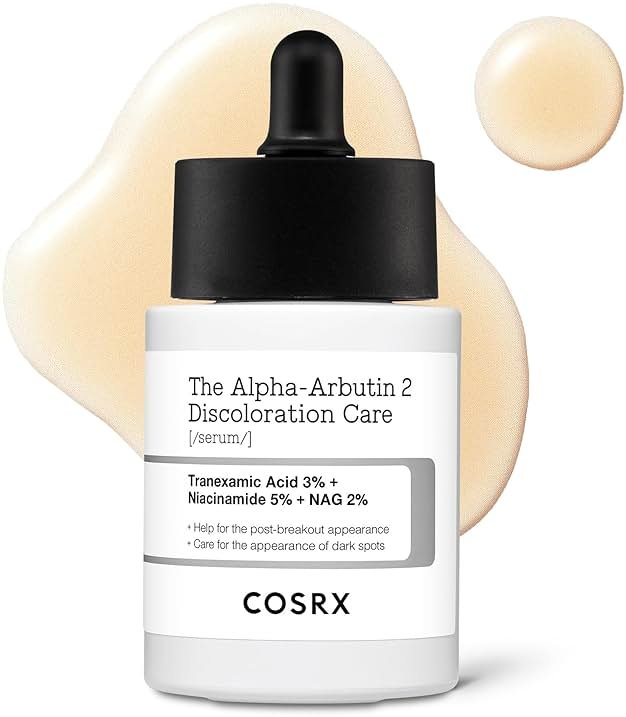 COSRX 2% Alpha Arbutin Discoloration Care Face Serum with Niacinamide, Glutathione & Tranexamic Acid, Serum to Target Dark Spots and Hyperpigmentation, Daily Korean Skin Care, 1.7 fl oz - Product Image