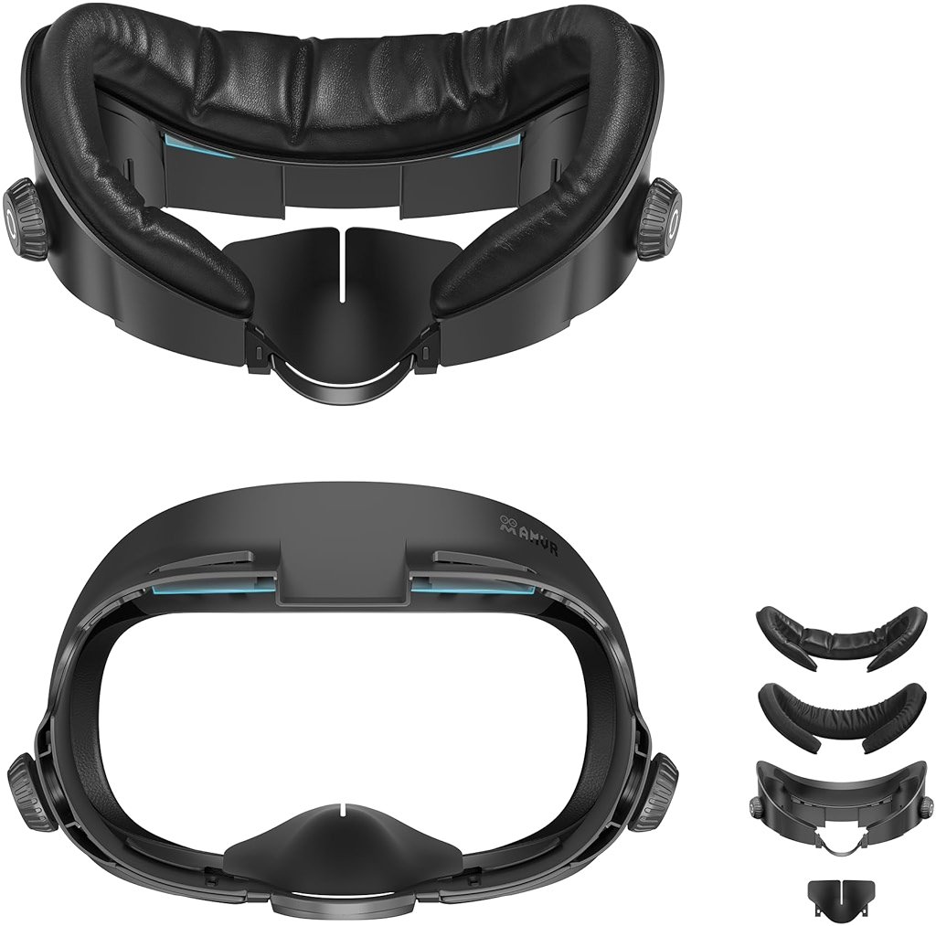 AMVR FC3 Facial Interface Face Pad Compatible with Meta/Oculus Quest 3 Accessories, with Knob Adjustable, NOT Compatible with Meta Quest 3S - Product Image