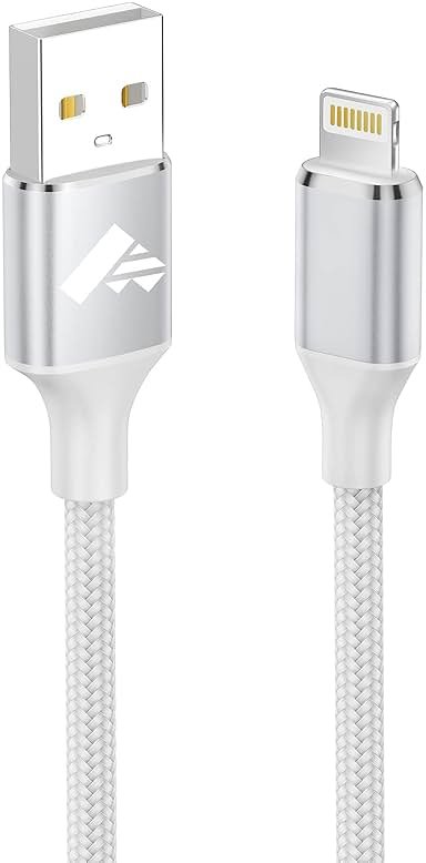 iPhone Charger [Apple MFi Certified] 6FT iPhone Charger Cord Fast Charging USB to Lightning Cable Braided USB Phone Cable Cord Compatible with iPhone 14 13 12 11 Pro Max XR XS X 8 7 6 Plus SE, iPad - Product Image