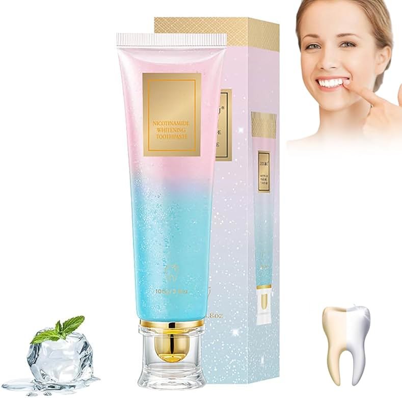 Niacinamide Toothpaste,Niacinamide Intensive Toothpaste,Fresh Breath Toothpastes, Remove Tooth Stains (3.8oz) - Product Image