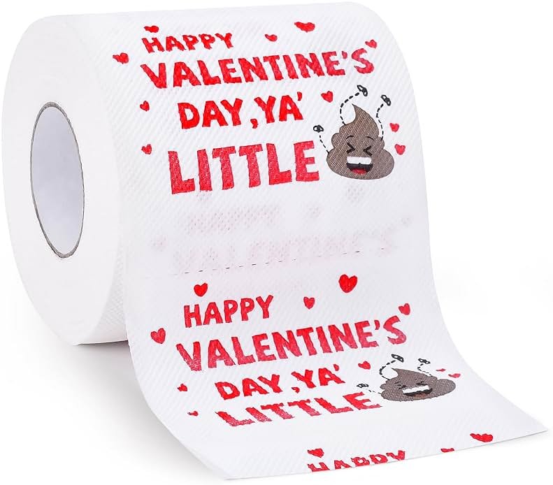 Valentines Gifts for Him Her, Romantic Novelty Gifts Toilet Paper, Funny Gag Gifts for Adults Men Women Boyfriend Girlfriend, Valentines Decor/Decorations for Party Supplies Valentine's Christmas - Product Image