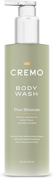 Cremo Pear Blossom Skin Moisturizing Body Wash for Women, Notes of Delicate Petals of Pear Blossoms, 16 Fl Oz - Product Image