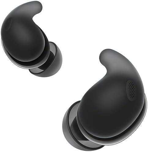 Sony LinkBuds Fit Truly Wireless Noise Canceling Earbud Headphones, Small & Light with Newly Developed Air Fitting Supporters, Black - Product Image