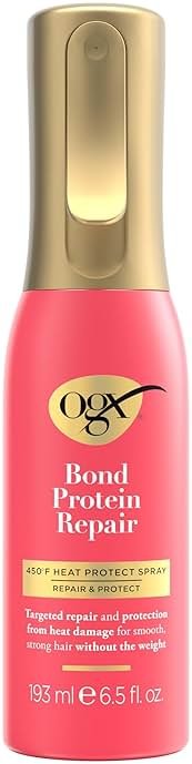 OGX Bond Protein Repair 450°F Heat Protect Spray for Hair 6.5 Fl Oz - Product Image