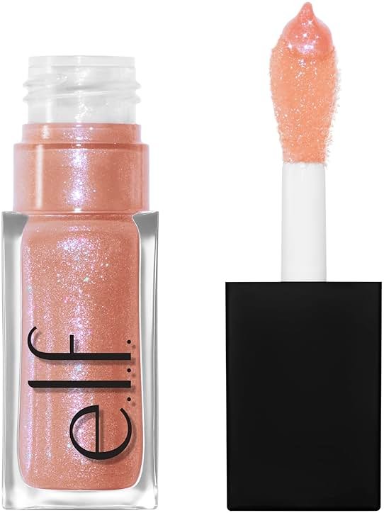 e.l.f. Glow Reviver Lip Oil, Nourishing and Hydrating with High-Shine Glimmer Finish & Sheer Wash Of Color, Minty Scent, Non-Sticky, Vegan & Cruelty-free, Candy Coded - Product Image
