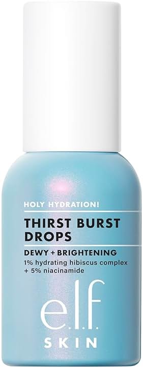 e.l.f. SKIN Holy Hydration! Thirst Burst Drops, Serum For A Radiant Complexion Instantly & Over Time, Made With Hyaluronic Acid, Vegan & Cruelty-Free - Product Image