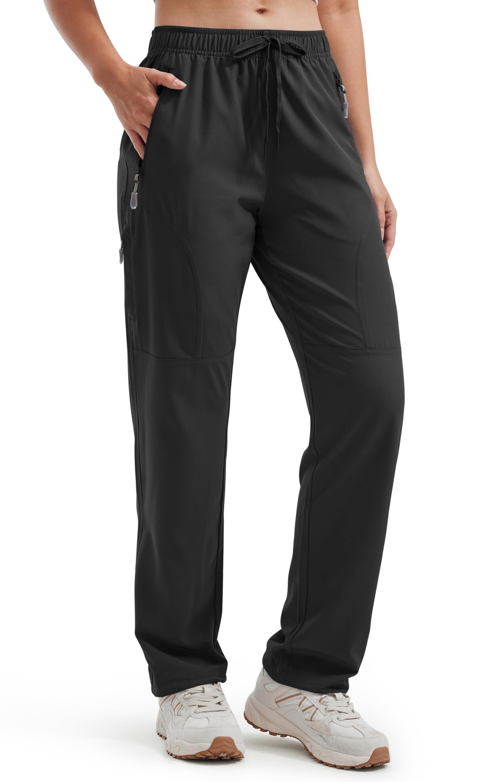 Libin Women's Hiking Pants Lightweight Quick Dry Cargo Pants Casual Safari Work Travel Outdoor Clothes - Product Image