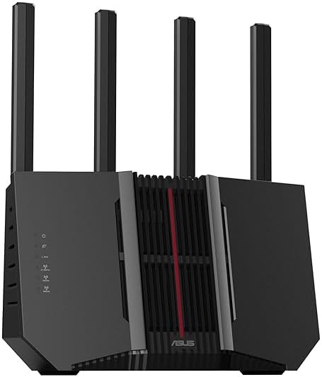 ASUS RT-BE92U WiFi 7 Router - Tri-Band (6GHz), Up to 9.7 Gbps Wireless, Dual WAN, Mesh Compatible - Product Image