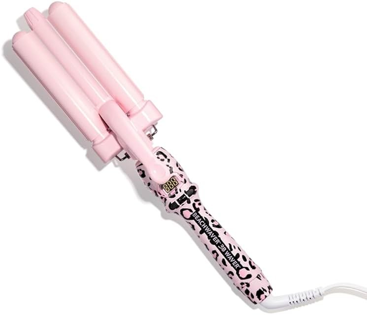 The Beachwaver Co. 3B Waver | Triple Barrel Hair Waver for Mermaid Waves | Professional Curling Iron with Adjustable Temperature, LED Screen, and Ceramic Barrels - Product Image
