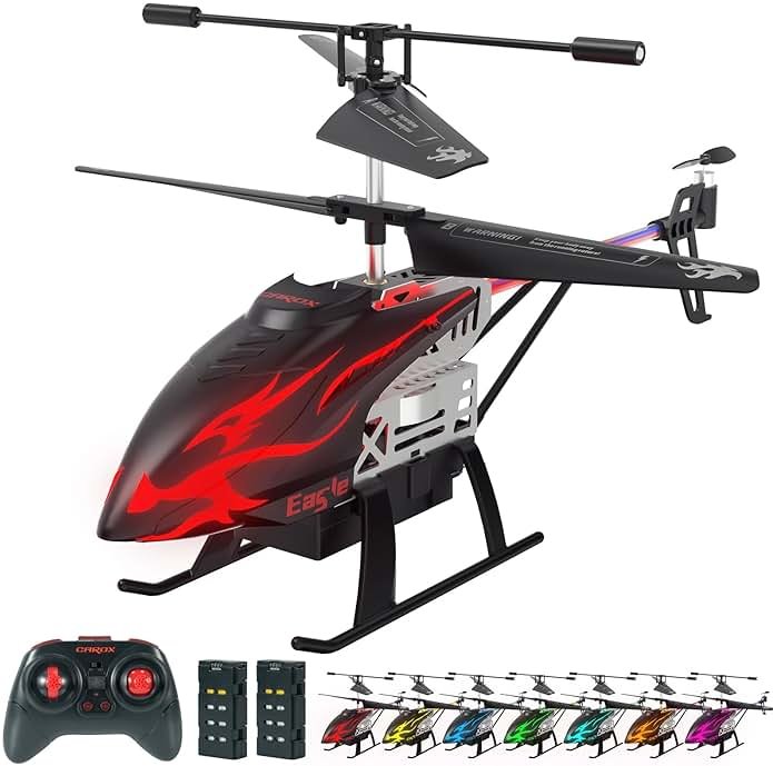 CYLION Remote Control Helicopter for Kids with 30-Minute Flight Time, LED Light Effects, Altitude Hold, One-Key Takeoff/Landing, for Boys and Girls Ages 6+, Perfect Christmas and Birthday Gifts - Product Image