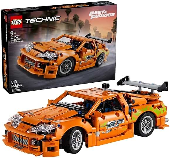 LEGO Technic Fast and Furious Toyota Supra MK4 Building Kit- Toy Car for Kids, Boys, and Girls, Ages 9+ - Creative Gift for Fast and Furious Car Fans - Realistic Engineering Details - 42204 - Product Image