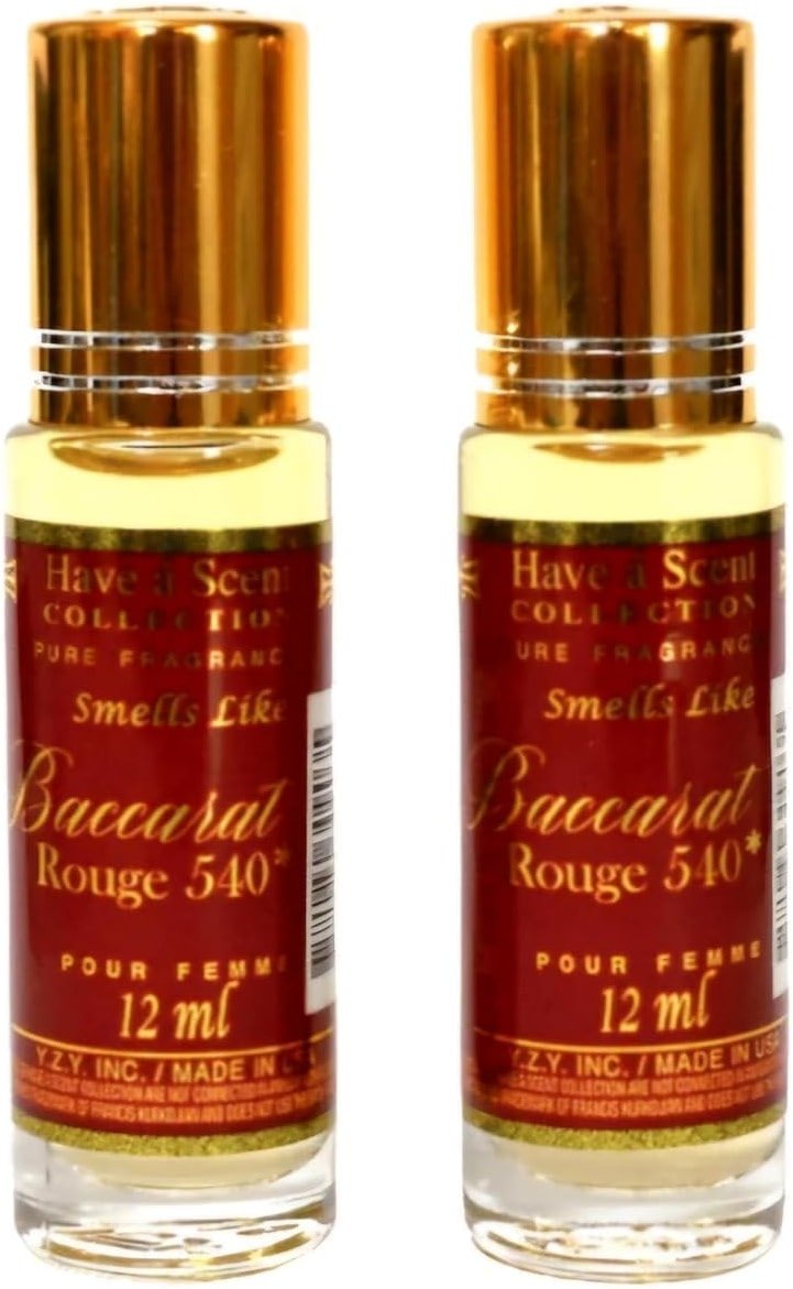 Oil Perfume Baccarat Rouge Parfum 12ml (Pack of 2) - Product Image