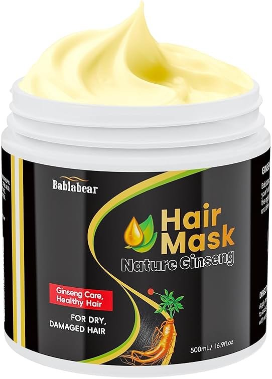 Bablabear Hair Mask for Damaged Hair,Hair Treatment for Color Treated Hair Deep Conditioner,Mascarilla Para El Cabello for Dry/Frizzy Hair.Moisturizer and Adds Shine.Hair Care for Curly Hair.500ml - Product Image