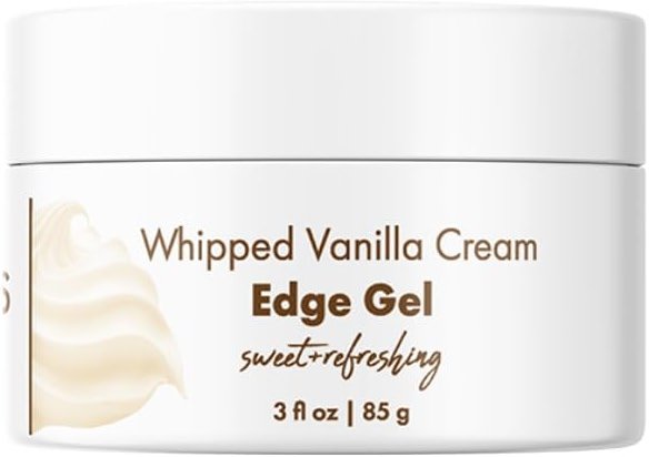 Donna's Recipe by Tabitha Brown | Whipped Vanilla Cream Edge Gel – Long-Lasting, Non-Flaking Hold & Nourish-Boost Shine – 3 oz - Product Image