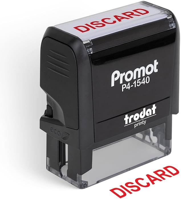 Promot Discard - Self Inking Rubber Stamp - Ink Stamps - Product Image