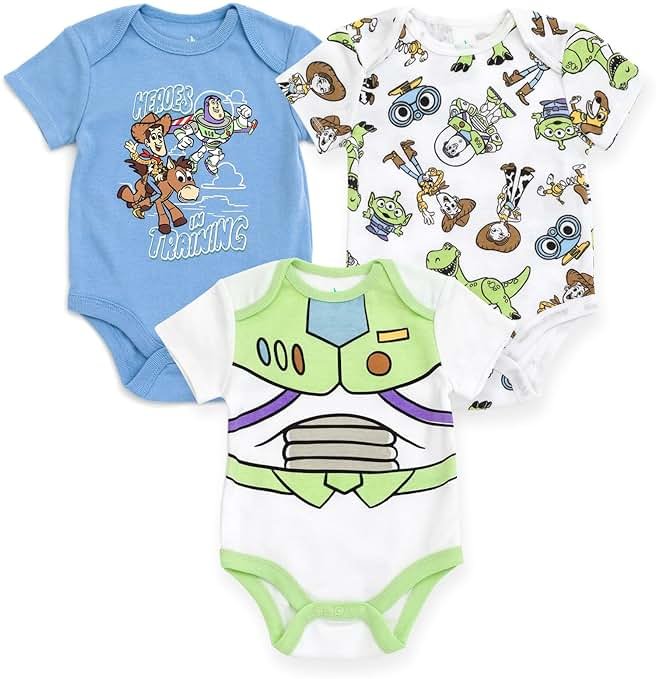 Disney Baby 3-Pack Bodysuits Newborn to Infant - Product Image