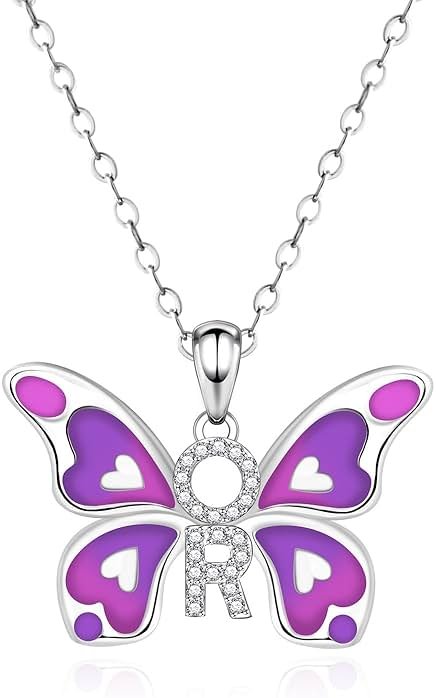 Tufeney O&R Butterfly Necklace for Women - 925 Sterling Silver O&R Jewelry O&R Butterfly Concert Outfit Accessories for Singer Fans - Product Image
