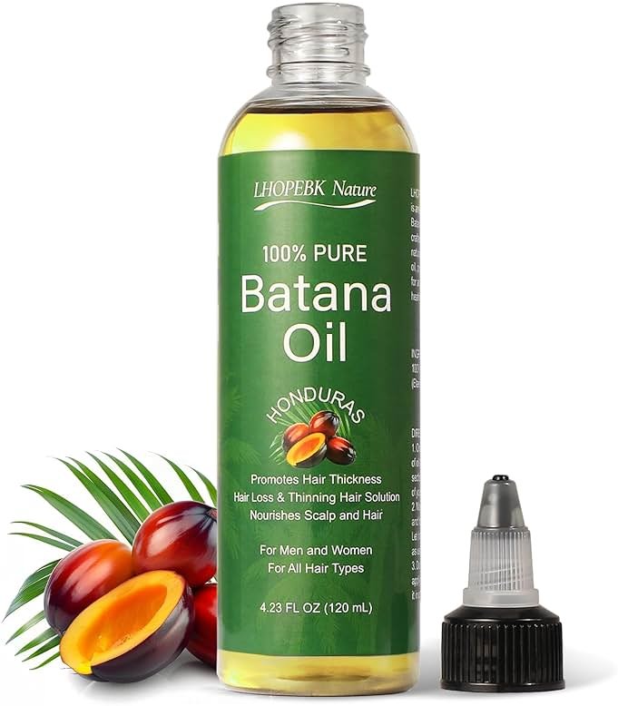 LHOPEBK Nature Organic Batana Oil for Hair Growth: Pure and Natural Batana Oil Deeply Nourishing Scalp for Thicker & Stronger Hair 4.23 FL OZ - Product Image