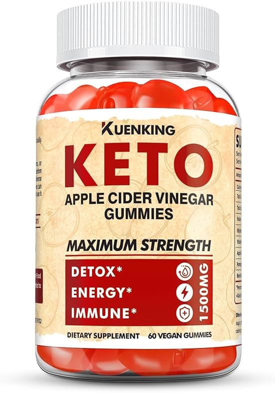 Regio Apple Cider Vinegar Gummies with Mother, ACV Gummies with Vitamin B6 & B12, Gluten Free & Vegan, Non-GMO, Supports Daily Wellness, 60 Count - Product Image
