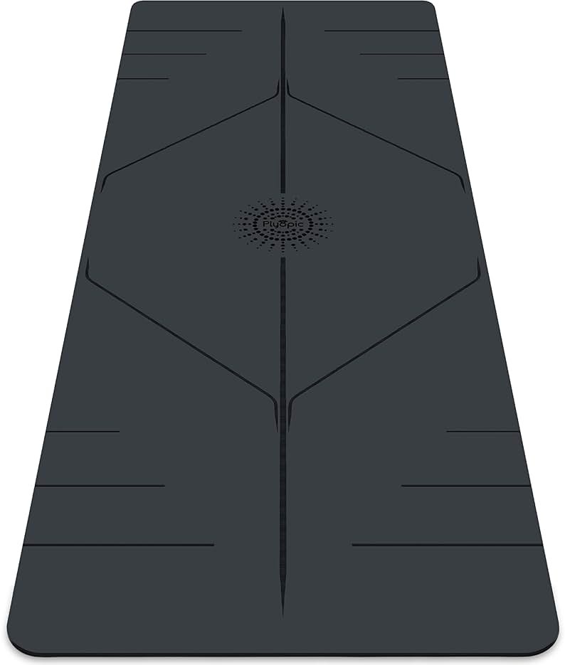 Plyopic. Ultra-Grip Pro Yoga Mat – EXTREME Non-Slip Performance - Dry & Wet Grip - Alignment Lines - Comfortable & Sweat Resistant - For Yoga, Pilates, Exercise, Workout, Bikram & Hot Yoga - Product Image