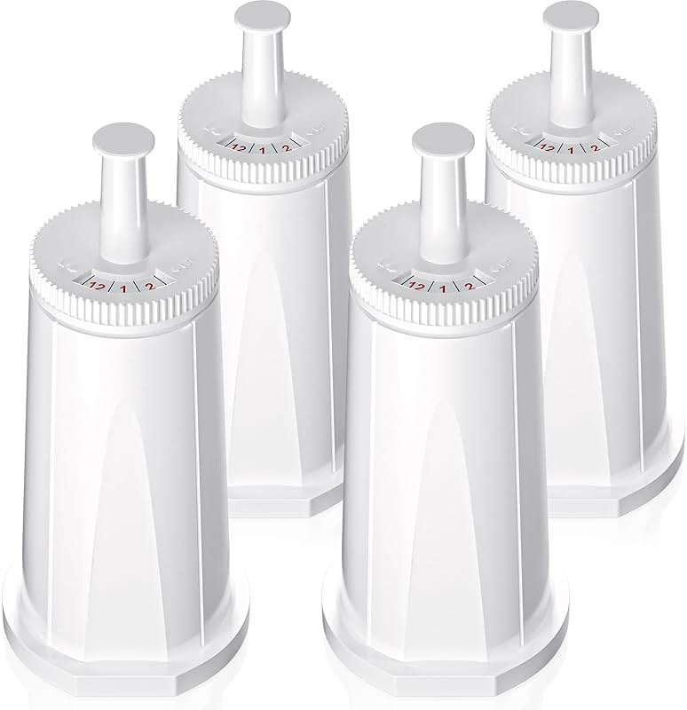 Replacement Water Filter for Breville Espresso Machine Barista Touch Bes880, Barista Pro BES878, Oracle Touch BES990, Oracle BES980, Dual Boiler BES920 Bambino ClaroSwiss Sage, Pack of 4 - Product Image