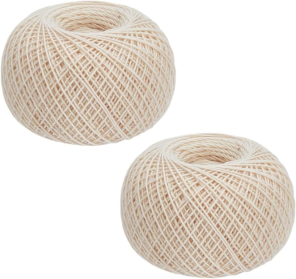 FREEBLOSS 300m Sashiko Thread 100% Cotton Embroidery Flosses White Hand Embroidery Thread 4 Strands Sashiko Quilting Thread for Sewing Needlework - Product Image