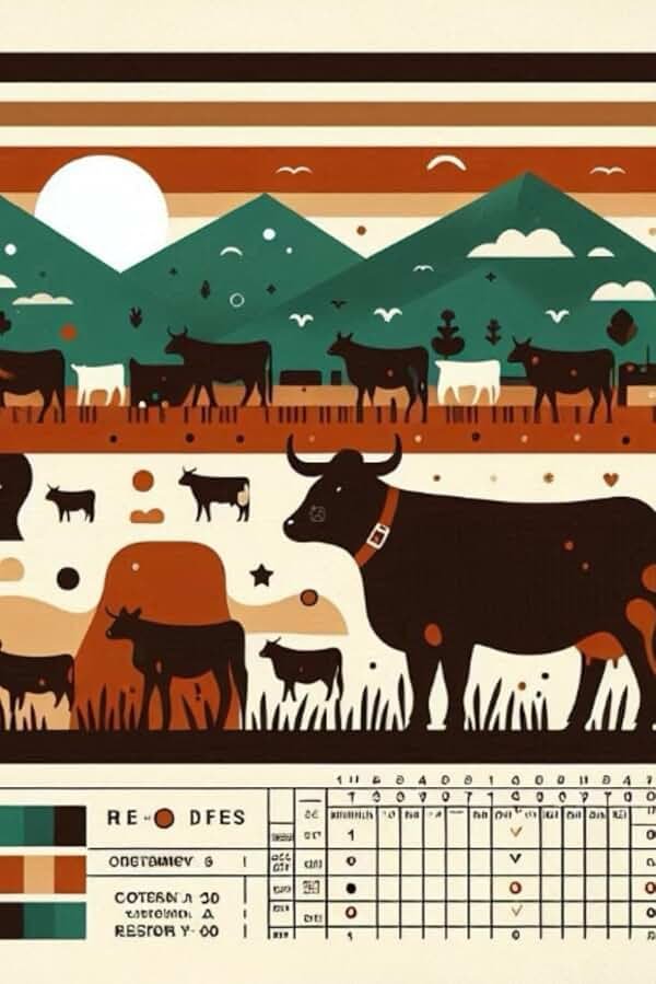Cattle Record Keeping Made Easy: Comprehensive Log Book for Livestock Management | Perfect for Farmers, Ranchers, and Homesteaders - Product Image