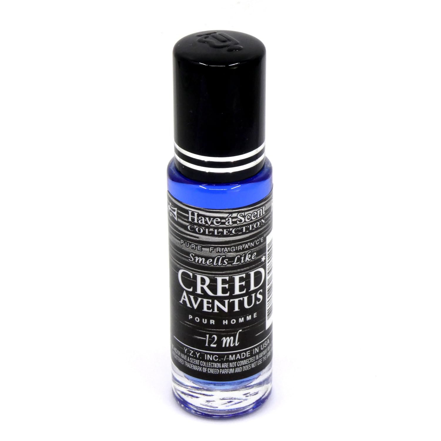 Impression Cologne Scents Roll-On 12ml Eau de Parfum for Men - Luxury Fragrance, Travel Size/Carry on, Long Lasting Scent (Creed Aventus) - Product Image