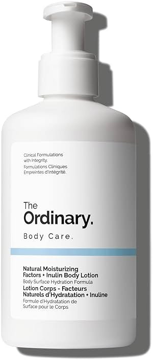 The Ordinary Natural Moisturizing Factors + Inulin Body Lotion, Lightweight Hydration for All-Day Moisture & Skin Barrier Support, Accepted by the National Eczema Association, 8.1 Fl Oz - Product Image
