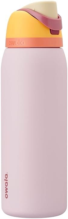 Owala FreeSip Insulated Stainless Steel Water Bottle with Straw for Sports and Travel, BPA-Free Sports Water Bottle, 40 oz, Candy Store - Product Image